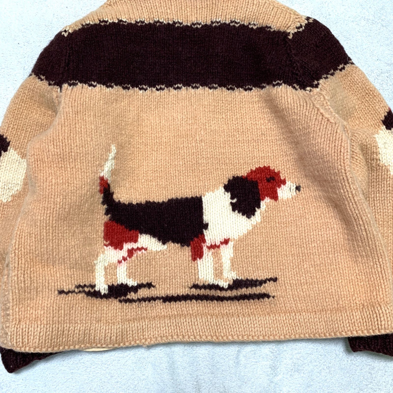 VINTAGE 50-60s カウチンセーター ジップアップカーディガン ニット