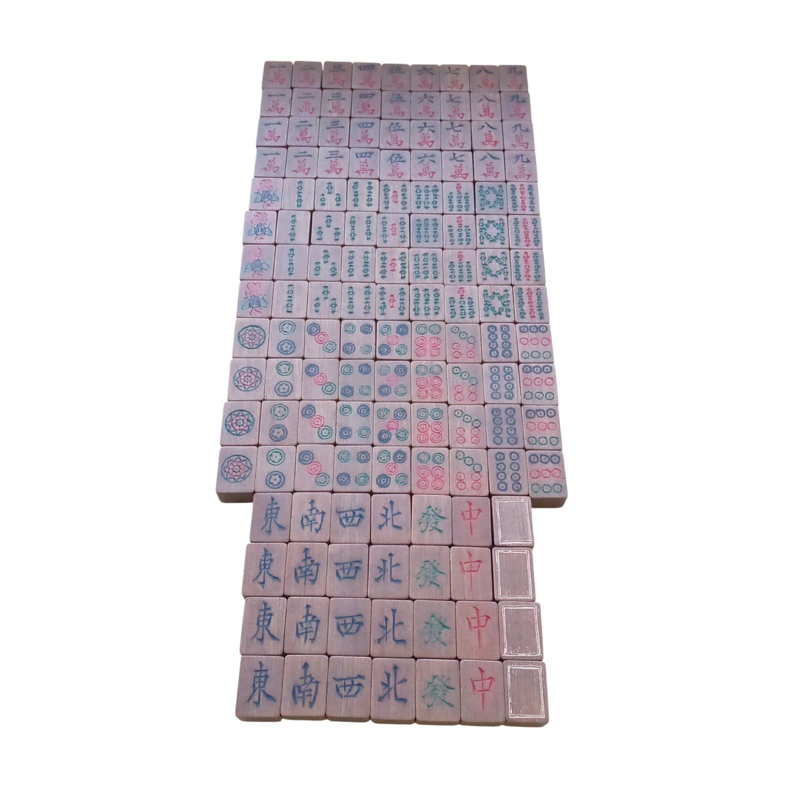 X12136 麻雀牌 麻雀 麻雀セット マージャン 手打ち用 木製 卓上ゲーム