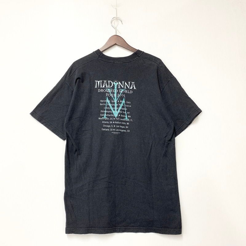 Madonna マドンナ Drowned World Tour Tシャツ 中古品】SCREEN STARS スクリーンスターズ c2001 MADONNA マドンナ
