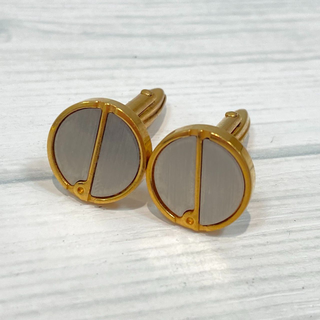 塩】dunhill ダンヒル カフスボタン カフリンクス ネクタイピン 2点