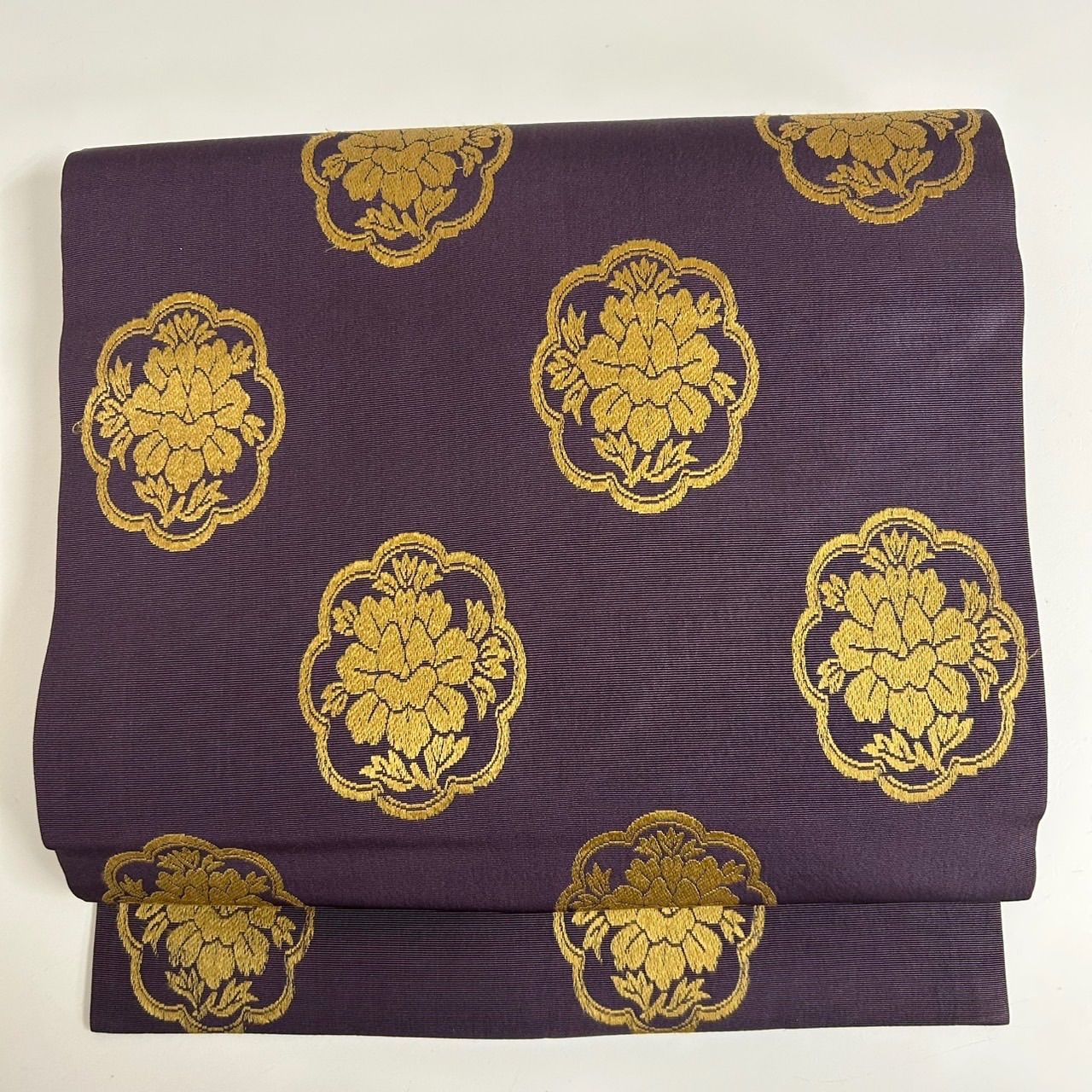 名古屋帯　花唐草　正絹 名古屋帯 正絹 美しい花唐草 九寸 MA-2718 - メルカリ