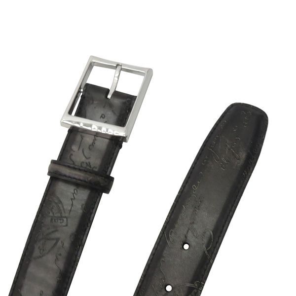 ベルルッティ カリグラフィ カフリンクス ヴェネチアスクリット カフス BERLUTI - 本物 新品同 ベルルッティ 公式HP完売 Brass & Lacquer