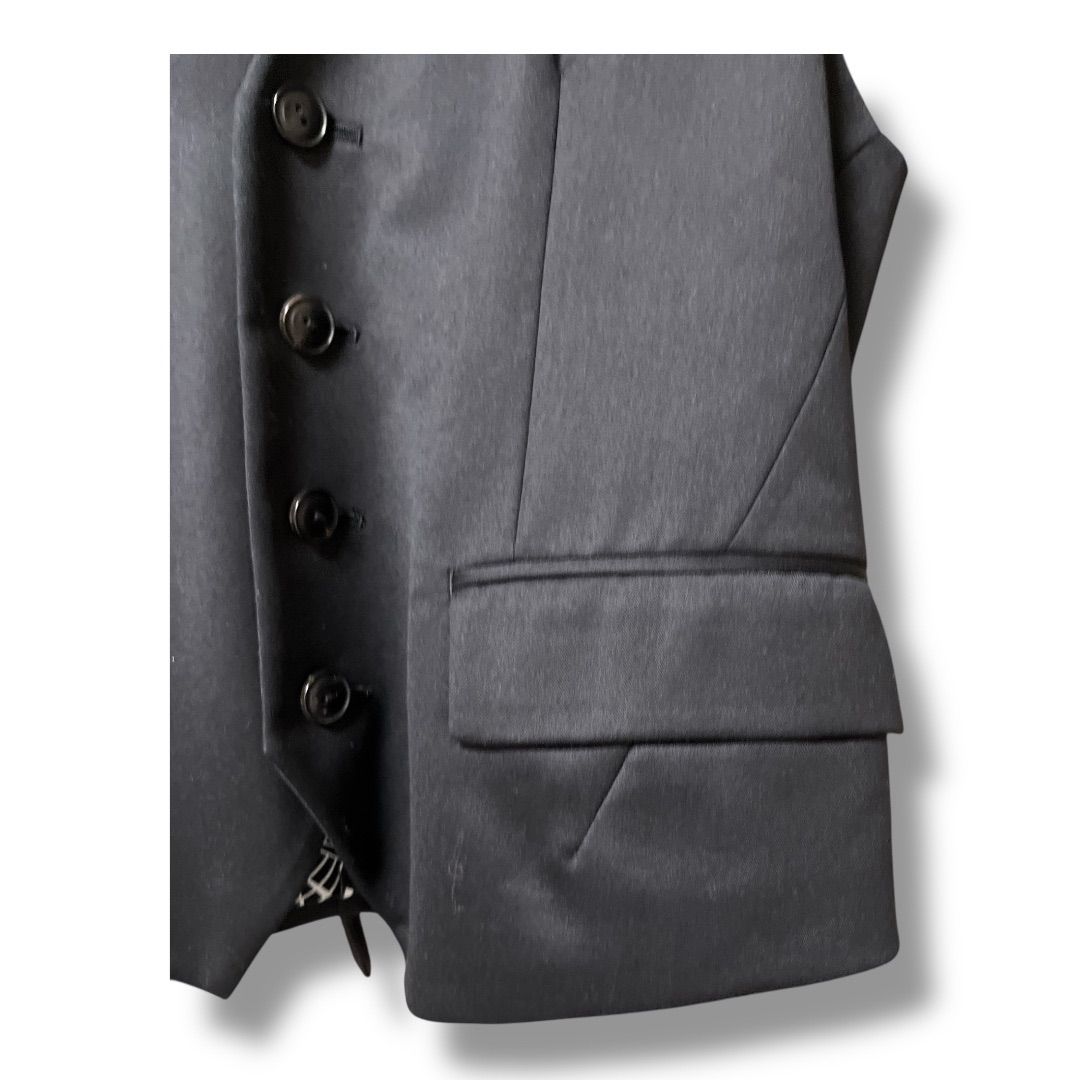 NUMBER (N)INE ナンバーナイン 音符柄ライナー シルク混ウール ジレ