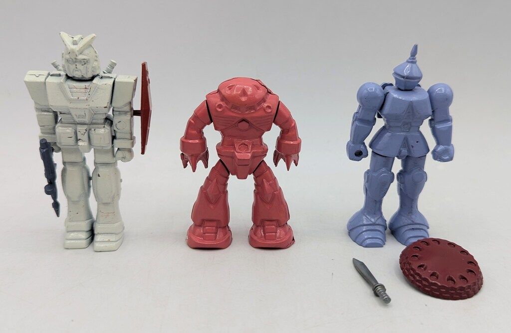 クローバー ダイキャストモデル 80mmシリーズ ガンダムモビルスーツ3体