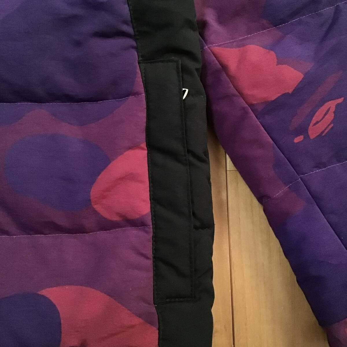 Giant Purple Camo ダウンジャケット Sサイズ a bathing ape BAPE zoom