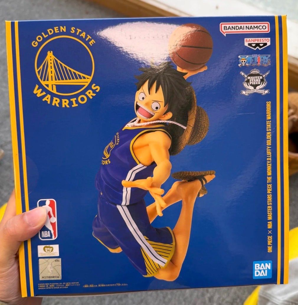 ルフィ ウォリアーズ フィギュア 『ONE PIECE×NBA』 公式正規品 ONE PIECE ゴールデンステート・ウォリアーズ NBA