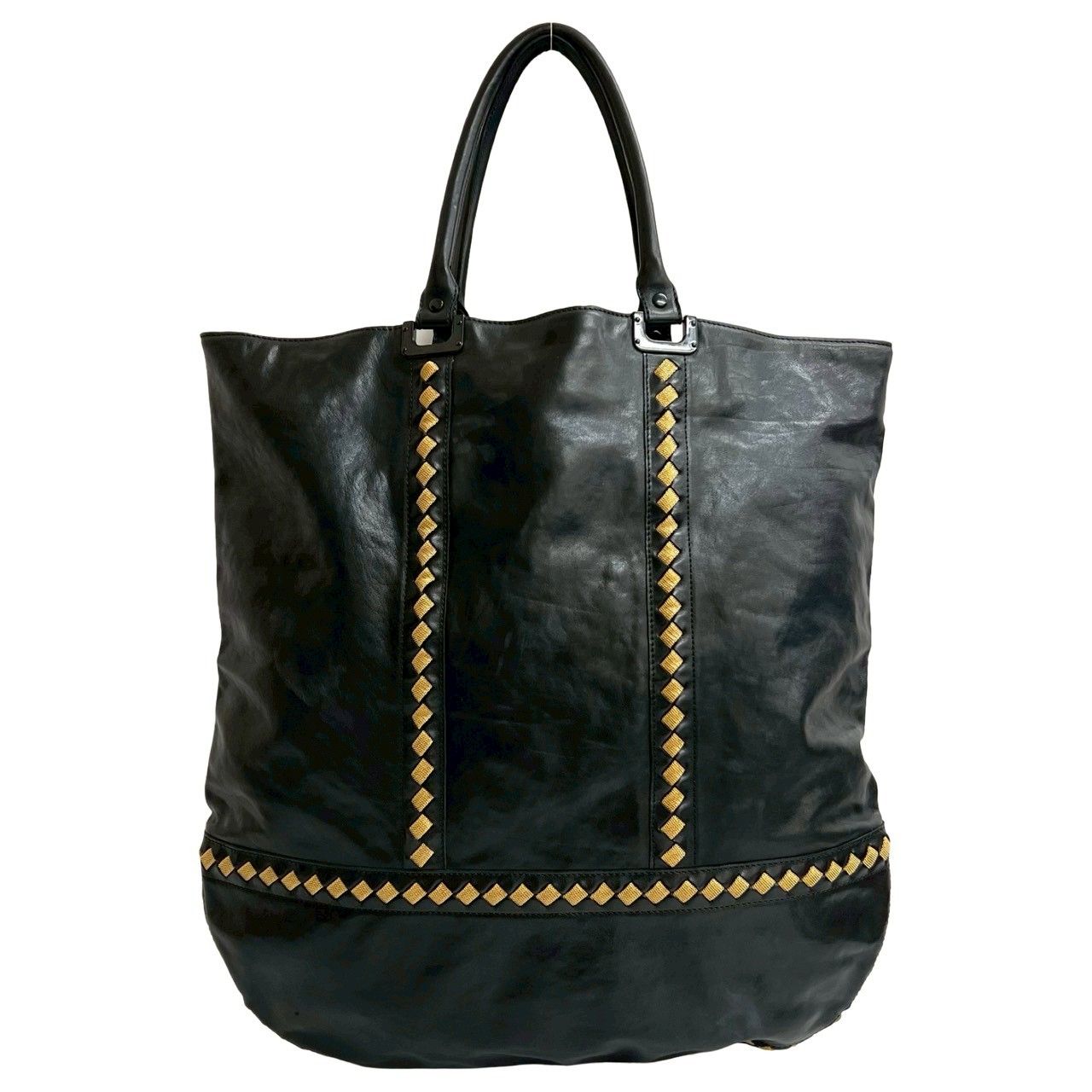 極 美品 袋付き BOTTEGA VENETA ボッテガヴェネタ イントレチャート