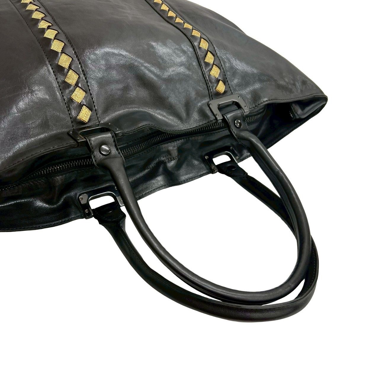 極 美品 袋付き BOTTEGA VENETA ボッテガヴェネタ イントレチャート