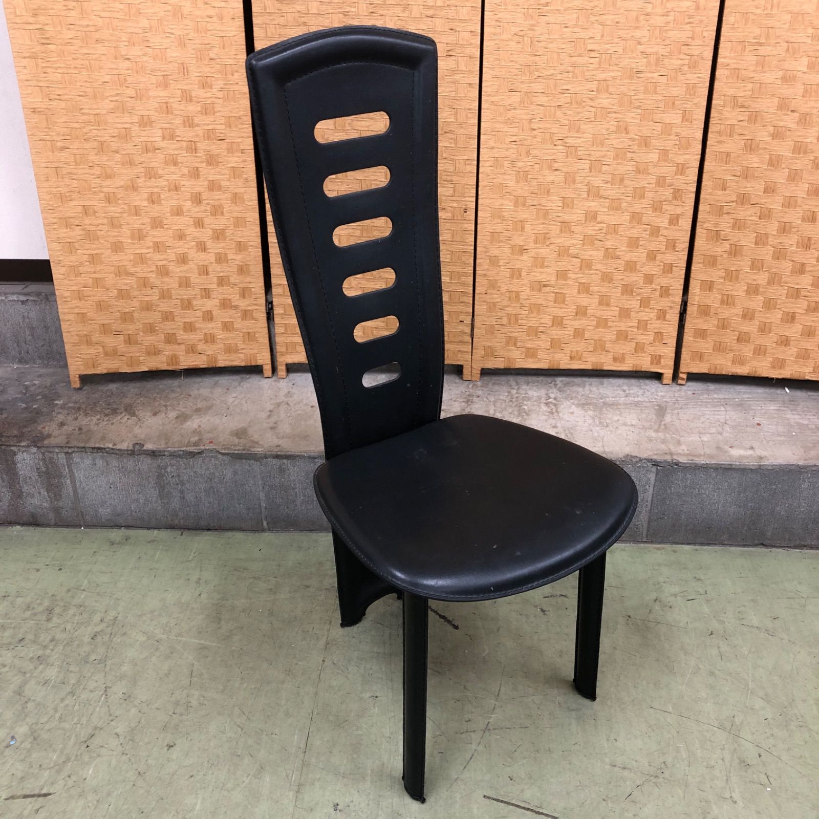 M【値下げ交渉可能】大塚家具 椅子 ダイニングチェア 1脚 ブラック 