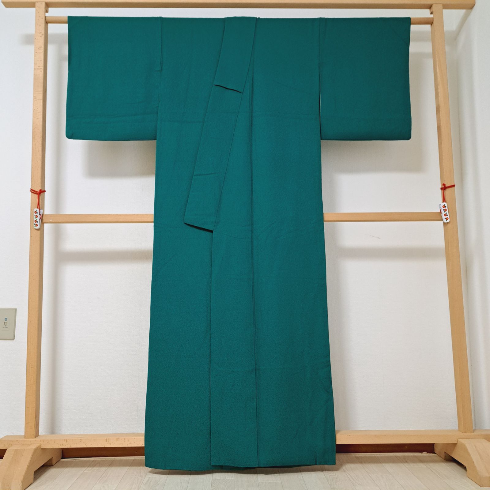 一つ紋・色無地】裄69.5 身丈162.5 袖48.5 裄長＆3L～4L相当のゆったり