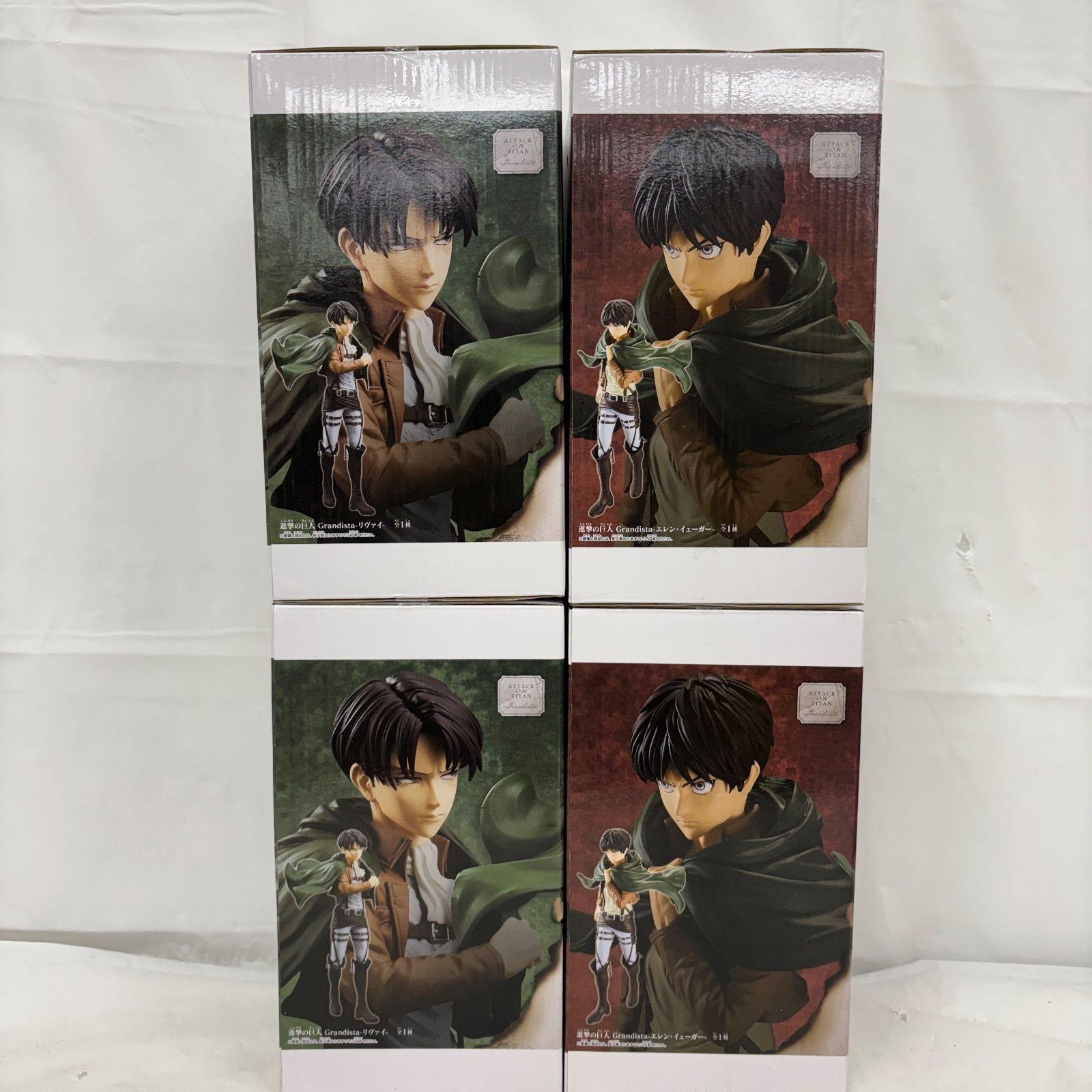 未開封 進撃の巨人 Grandista 4個セット LFQ985 f101 - メルカリ