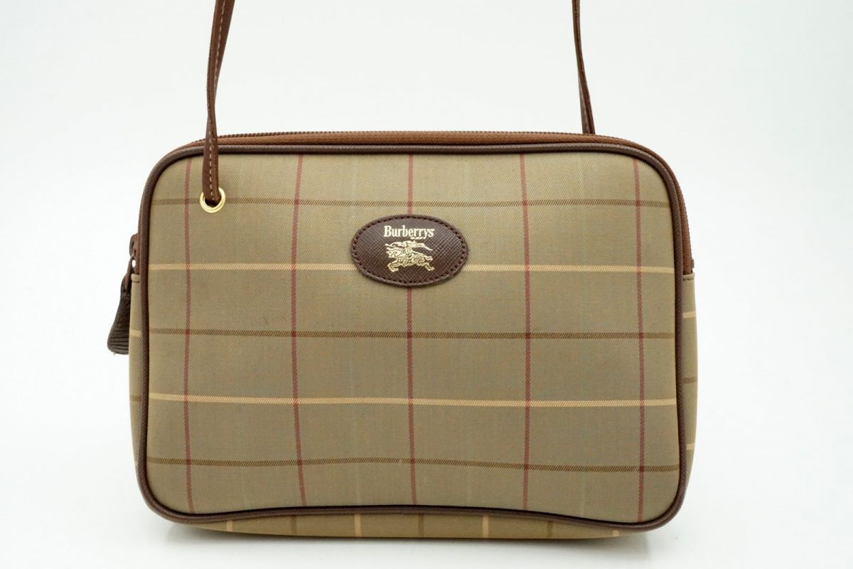 バーバリー ヴィンテージ ショルダーバッグ クロスボディ ホースロゴ