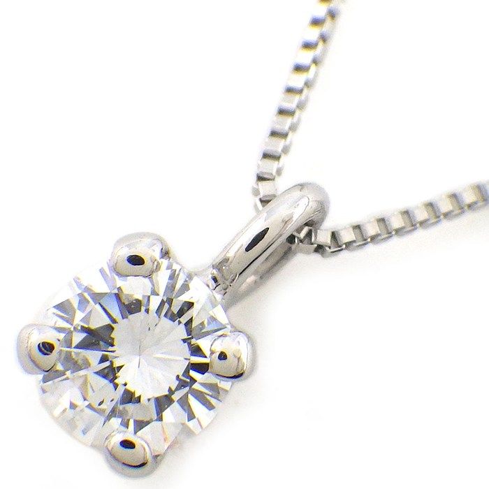 ダイヤモンド】 ネックレス 1ポイント ラウンドブリリアントカット