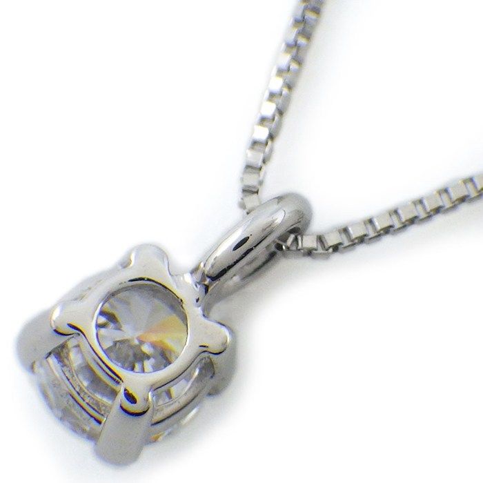 ダイヤモンド】 ネックレス 1ポイント ラウンドブリリアントカット