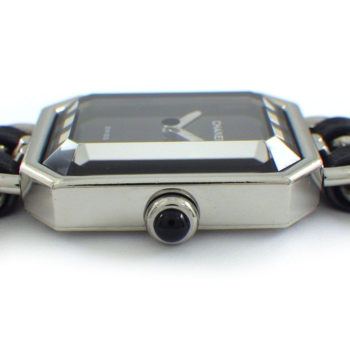 シャネル CHANEL 腕時計 プルミエール L H0451 ブラック文字盤