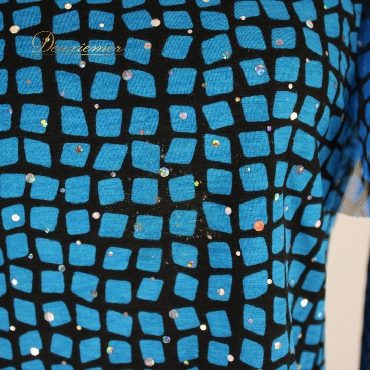 【社交ダンス衣装】ブルー create-sun 上下セット ツーピース セット 送料無料』【社交ダンス衣装】ブルー create-sun クリエイトサン 上下