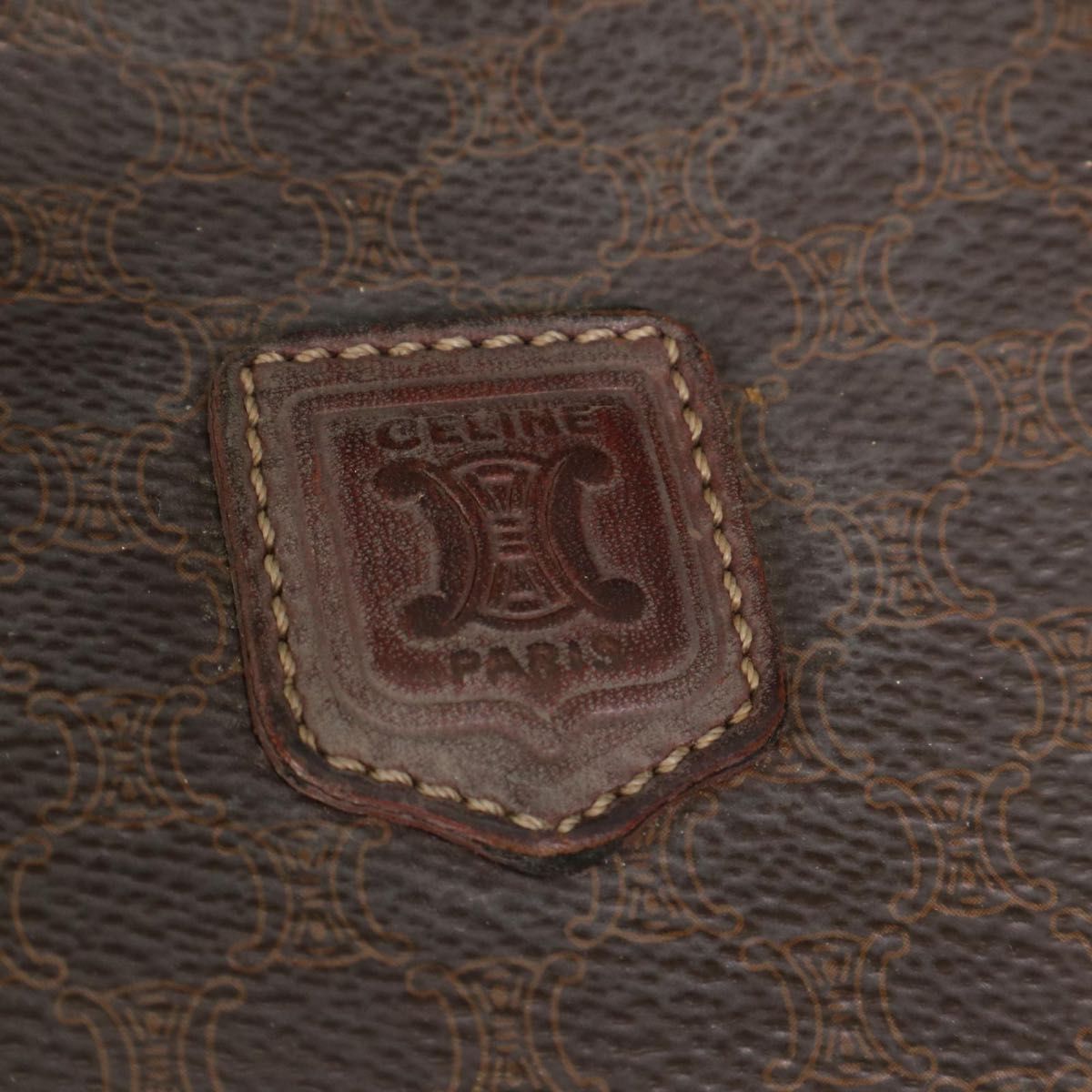 CELINE セリーヌ ハンドバッグ トート マカダム柄 トリオンフ PVC