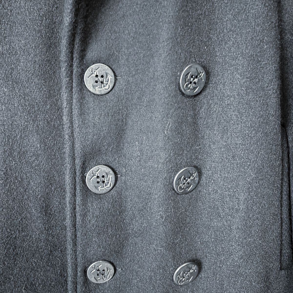 美品 Schott ショット 740N U.S. 740N PEA JACKET ピーコート 42 黒