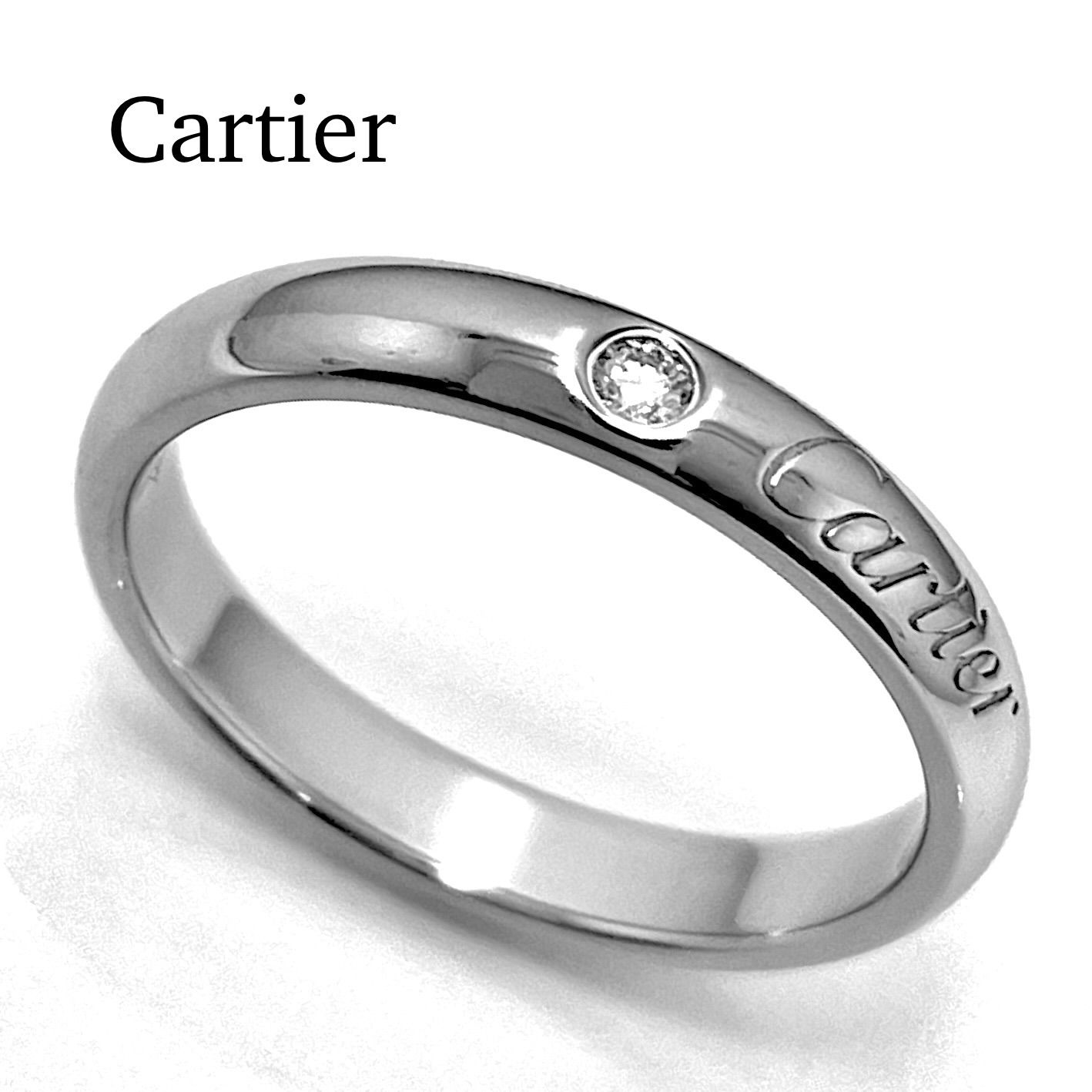 【新品同様】カルティエ　C ドゥ　ダイヤ　1P リング 指輪　PT950 新品同様】カルティエ C ドゥ ダイヤ 1P リング 指輪 PT950 楽天市場