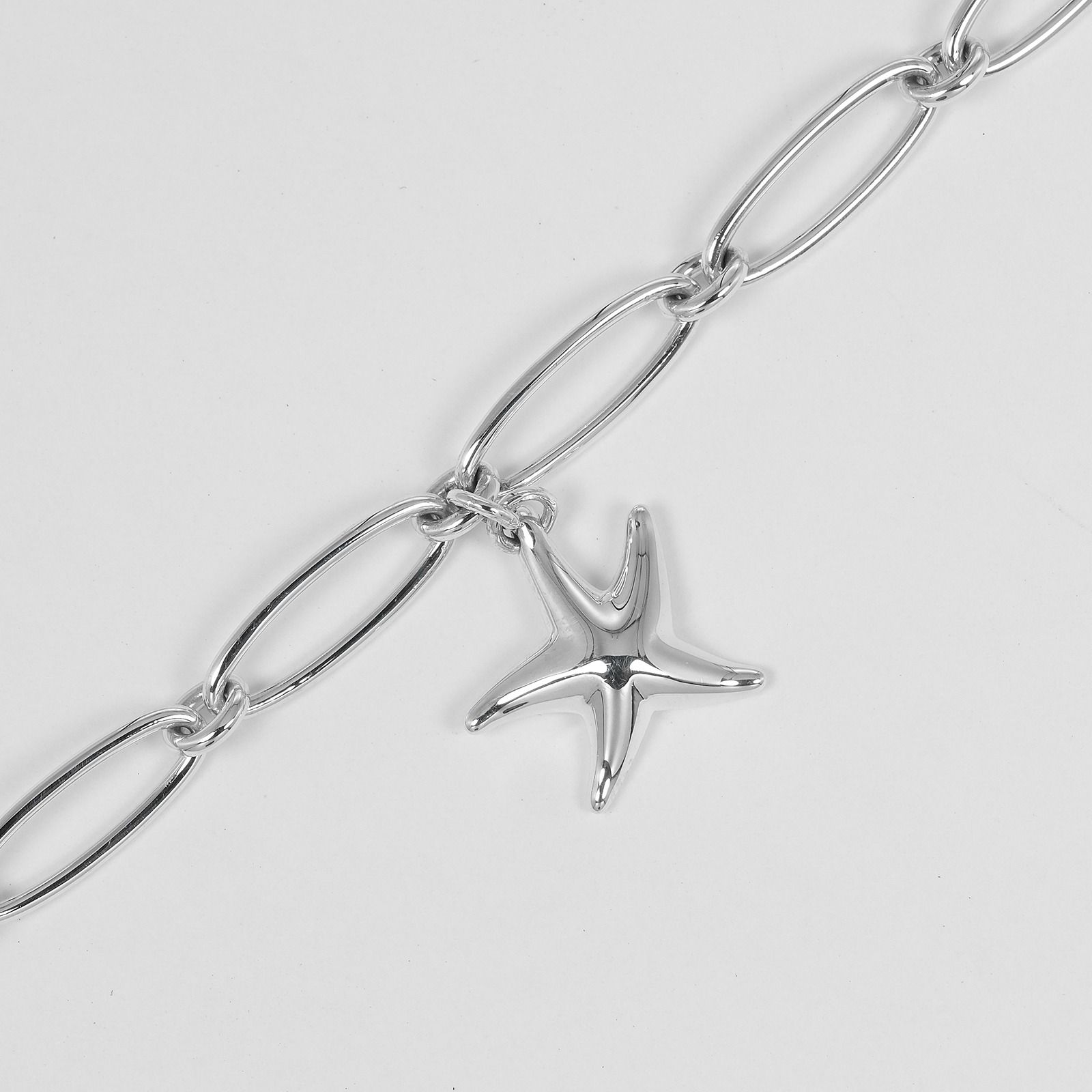 TIFFANY&Co.】ティファニー スターフィッシュ オーバルリンク シルバー