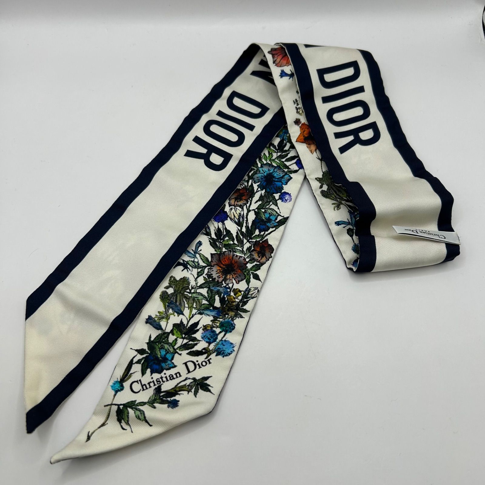 Christian Dior クリスチャンディオール ミッツァ スカーフ リボン