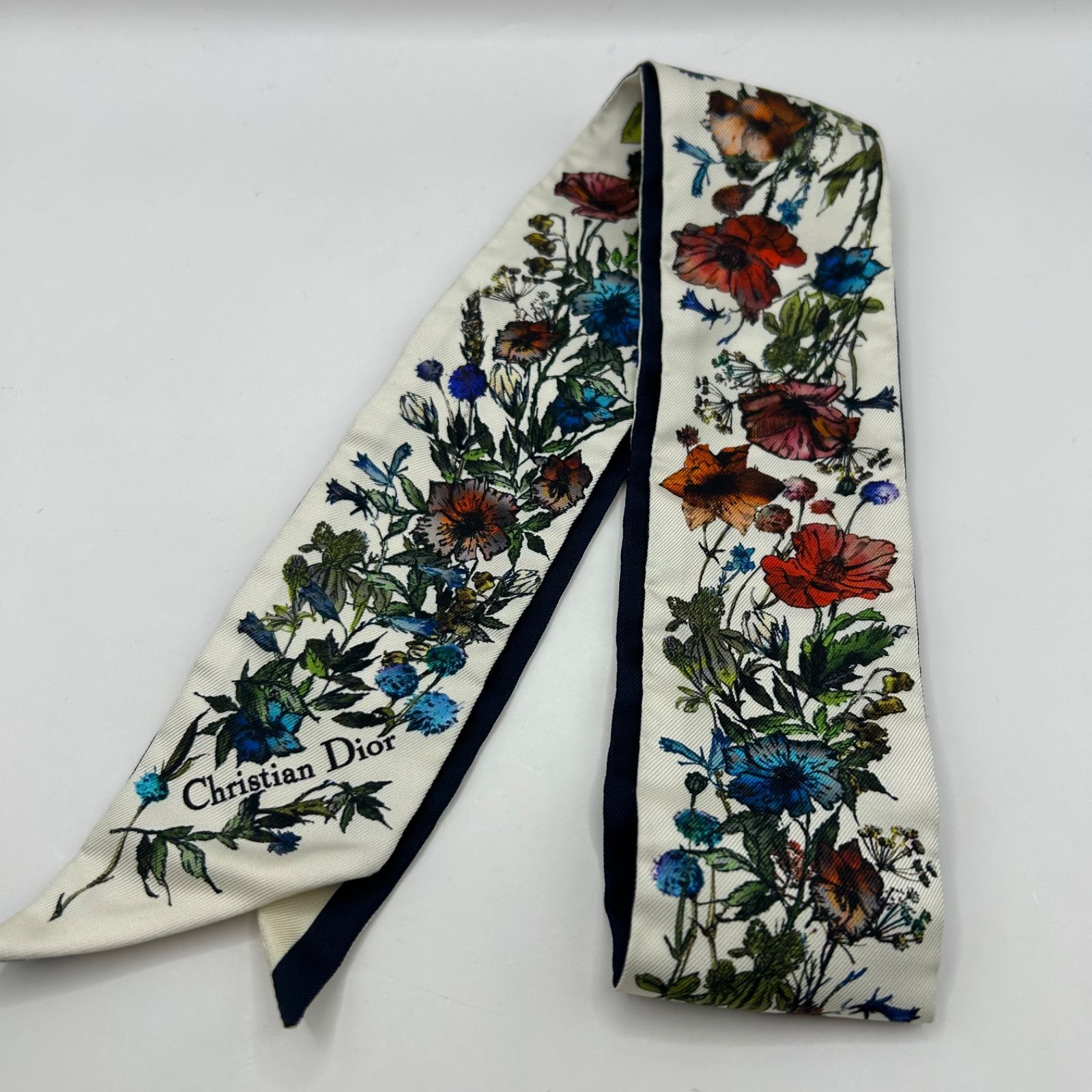 Christian Dior クリスチャンディオール ミッツァ スカーフ リボン