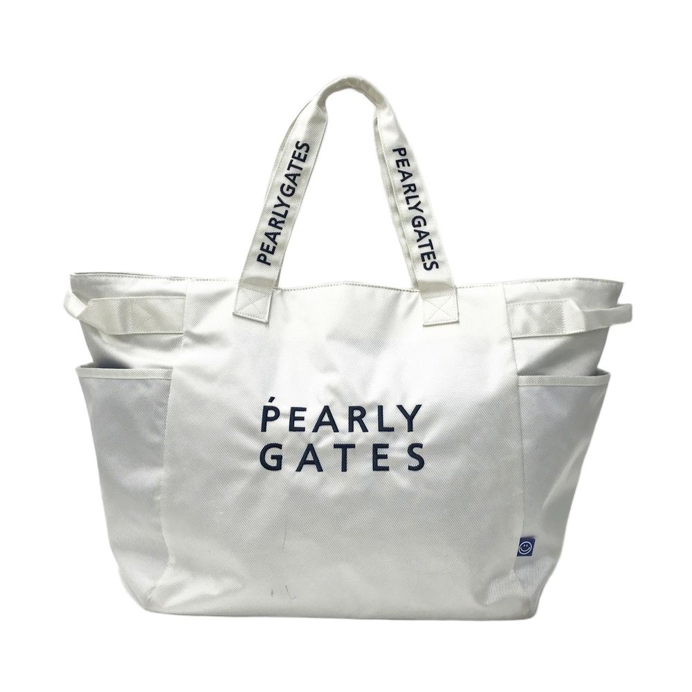 PEARLY GATES ホワイトロッカーバッグ トートバッグ PEARLY GATES】ロッカーバッグ for RAIN (UNISEX)（トートバッグ