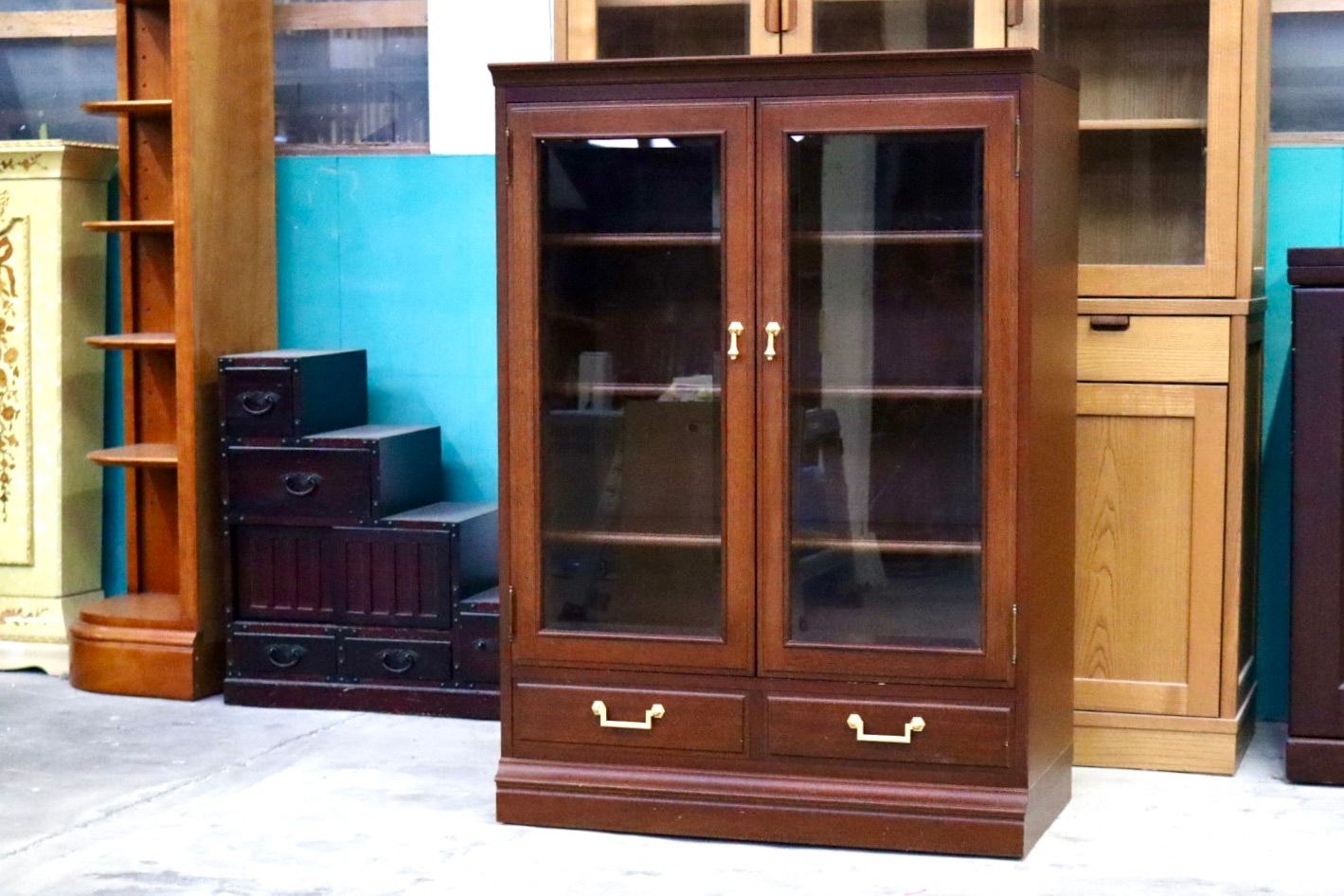 GMIK697A○maruni / マルニ 地中海 キャビネット ミドルボード