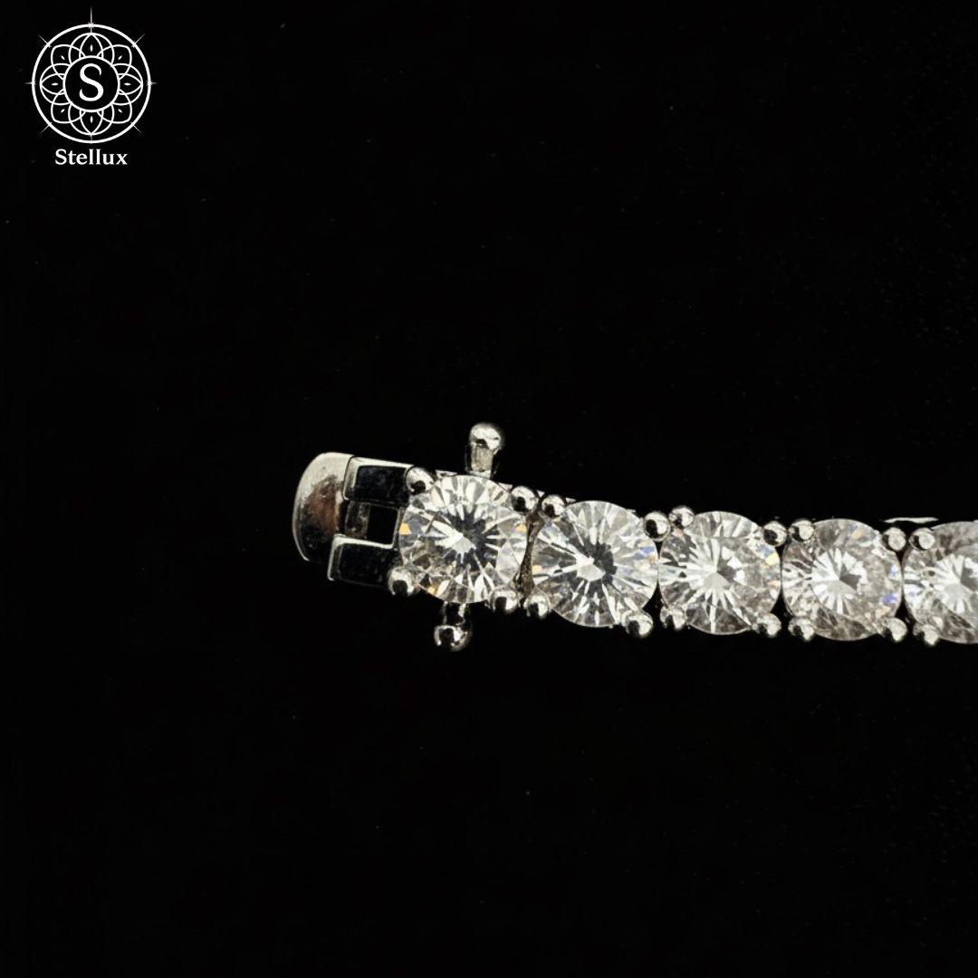 大人気！即日発送！12.5ctモアサナイト グリッターチェーンS925×証明