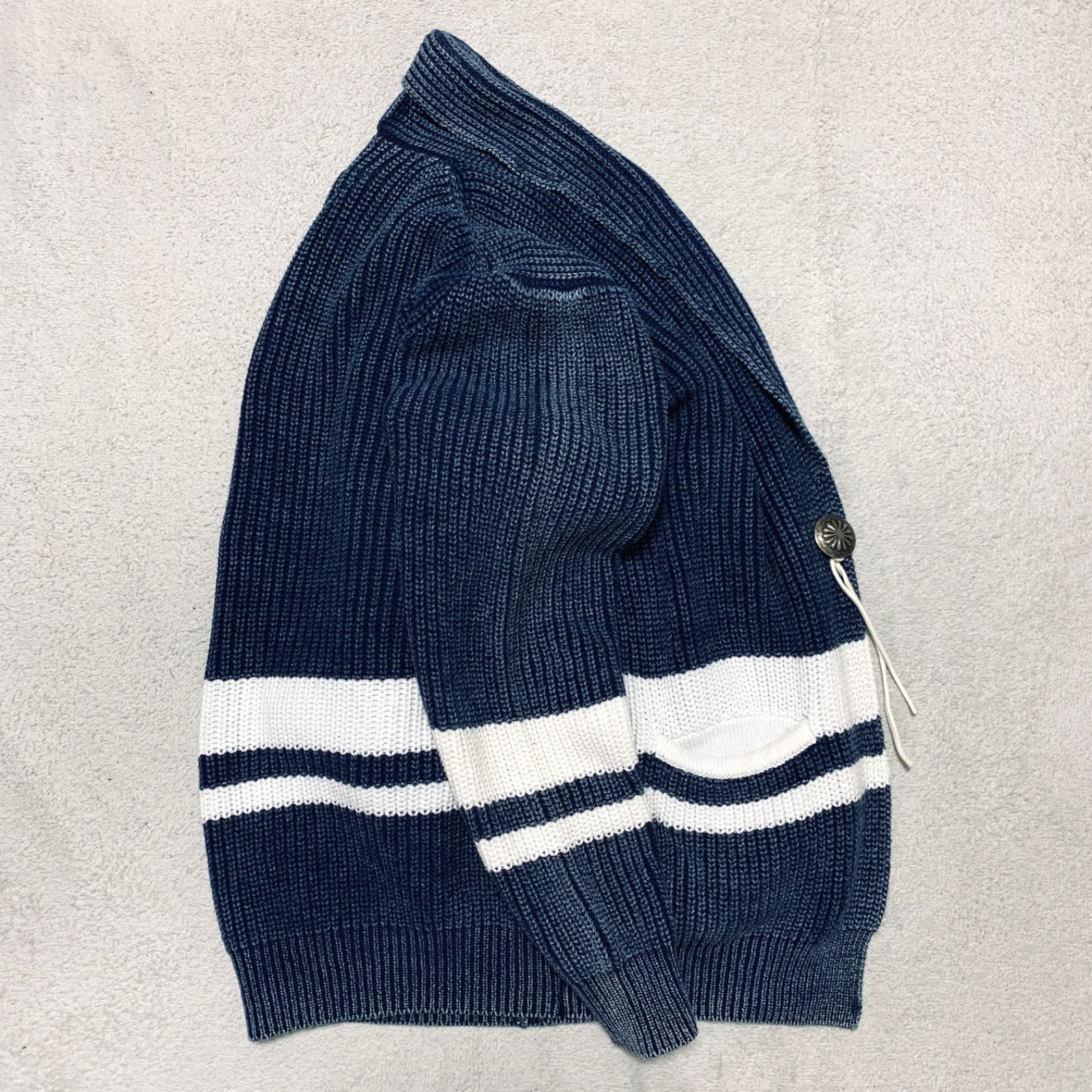 クリアランス Ron Herman カーディガン コットンニット コンチョボタン