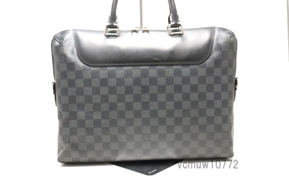 ※本物※【LOUIS VUITTON】 モノグラムブリーフケース □LOUIS VUITTON ダミエグラフィット PDJ NM レザー ビジネスバッグ