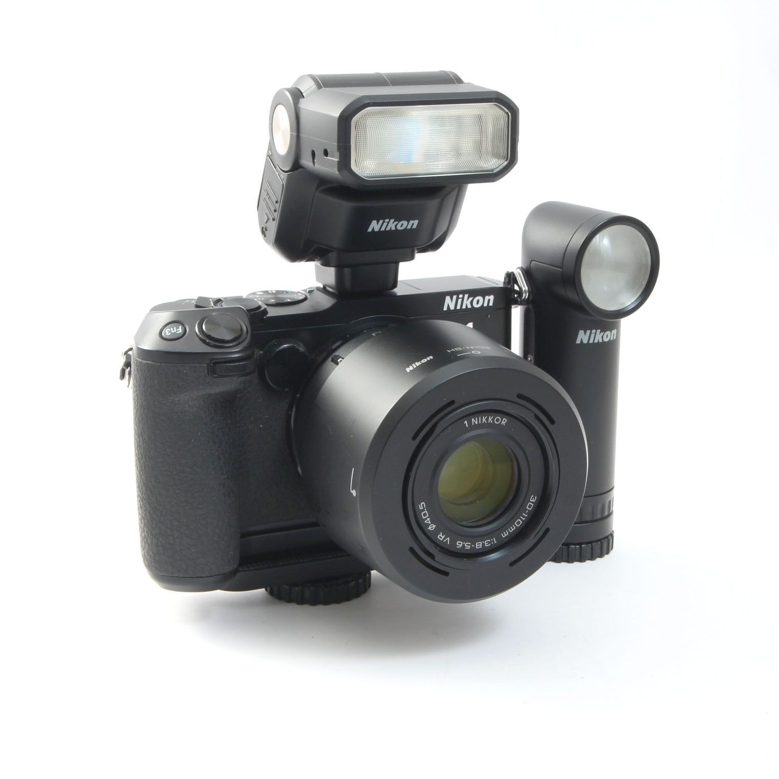 Nikon 1 V3 レンズ・グリップセット ニコン Nikon1 V3 + 1 NIKKOR 30-110mm グリップ ストロボ 付属品多数