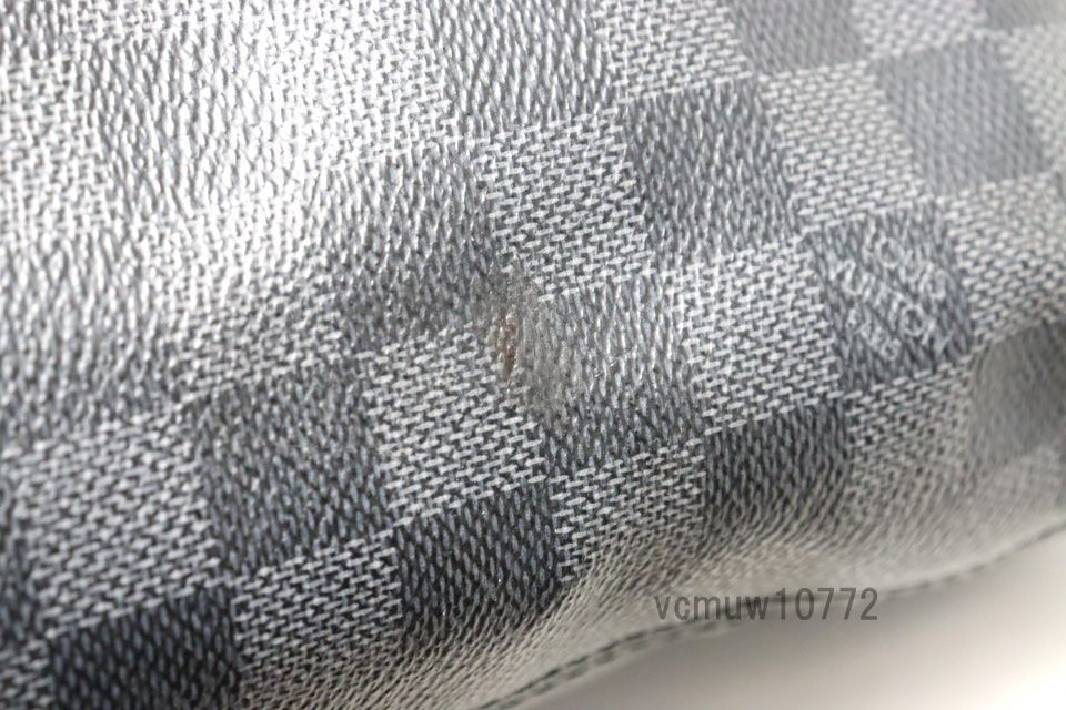 □LOUIS VUITTON ダミエグラフィット PDJ NM レザー ビジネスバッグ