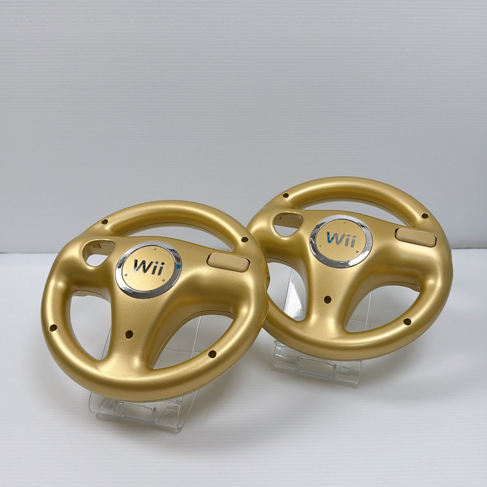 美品 ニンテンドー Wii マリオカート ゴールデンハンドル 2個セット