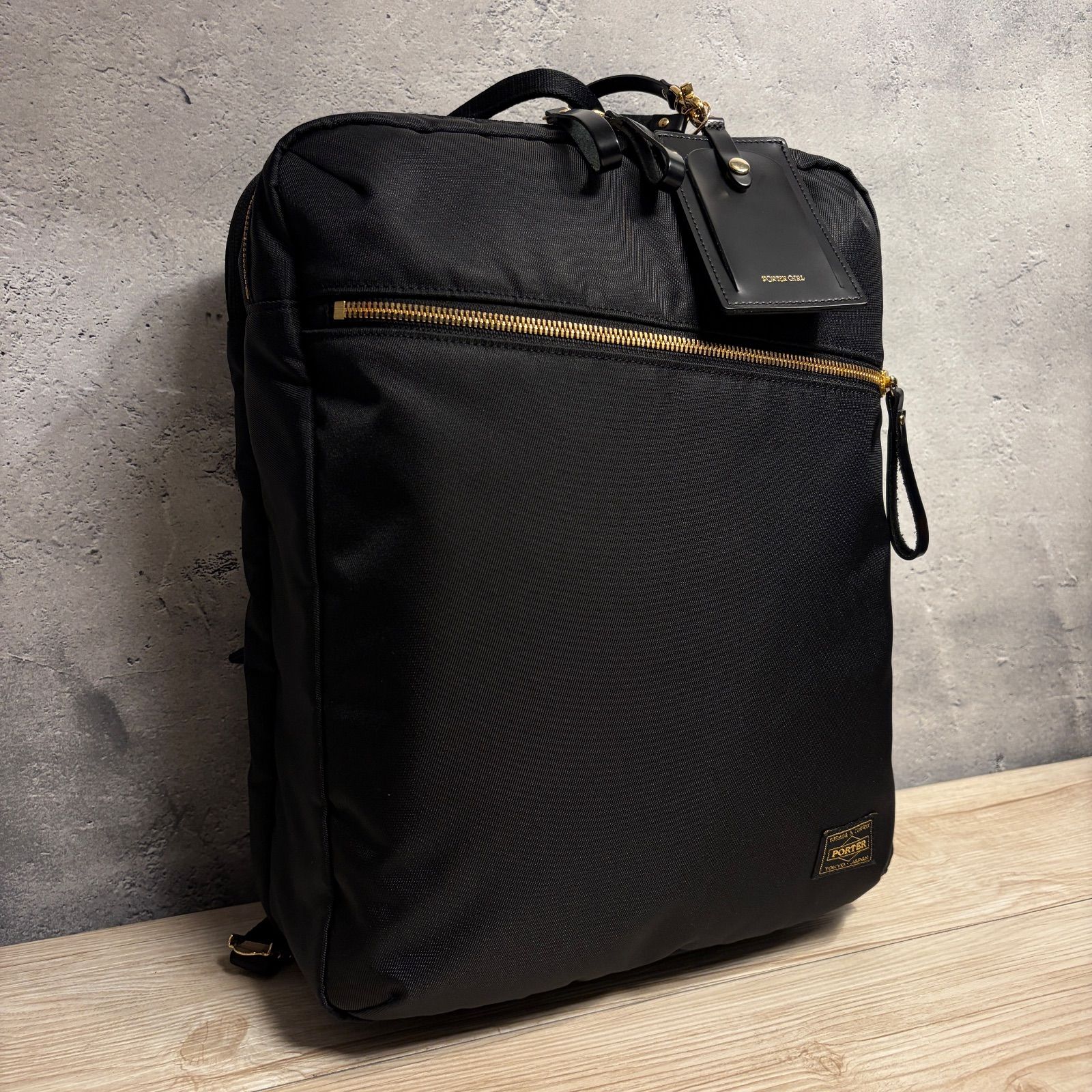 【未使用】ポーターガール リュック バックパック 黒 ブラック ゴールド PORTER GIRL ポーターガール シア リュック ブラック 吉田カバン