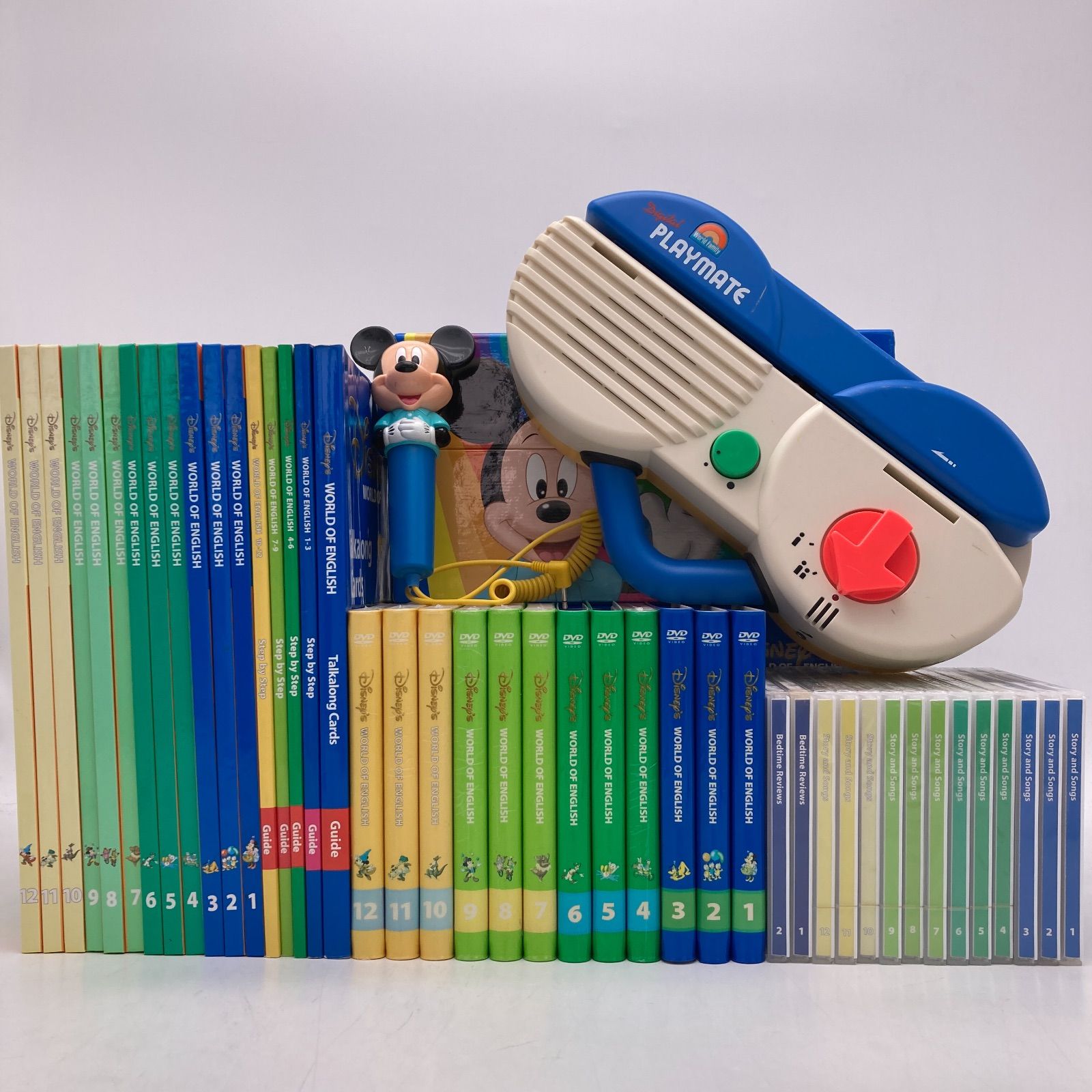 メインプログラムの絵本とCDとステップバイステップDVDとトーク