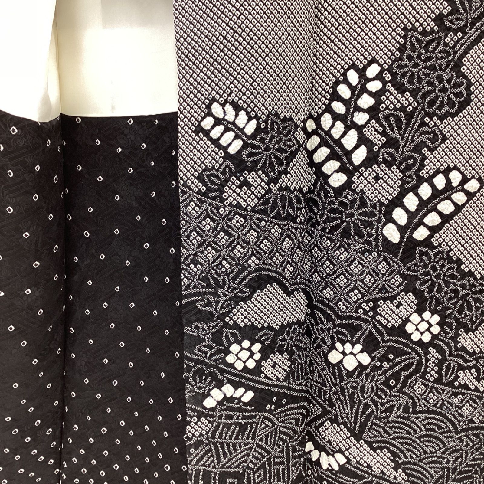 中古品 袷着物 総絞り訪問着 正絹R177 - メルカリ