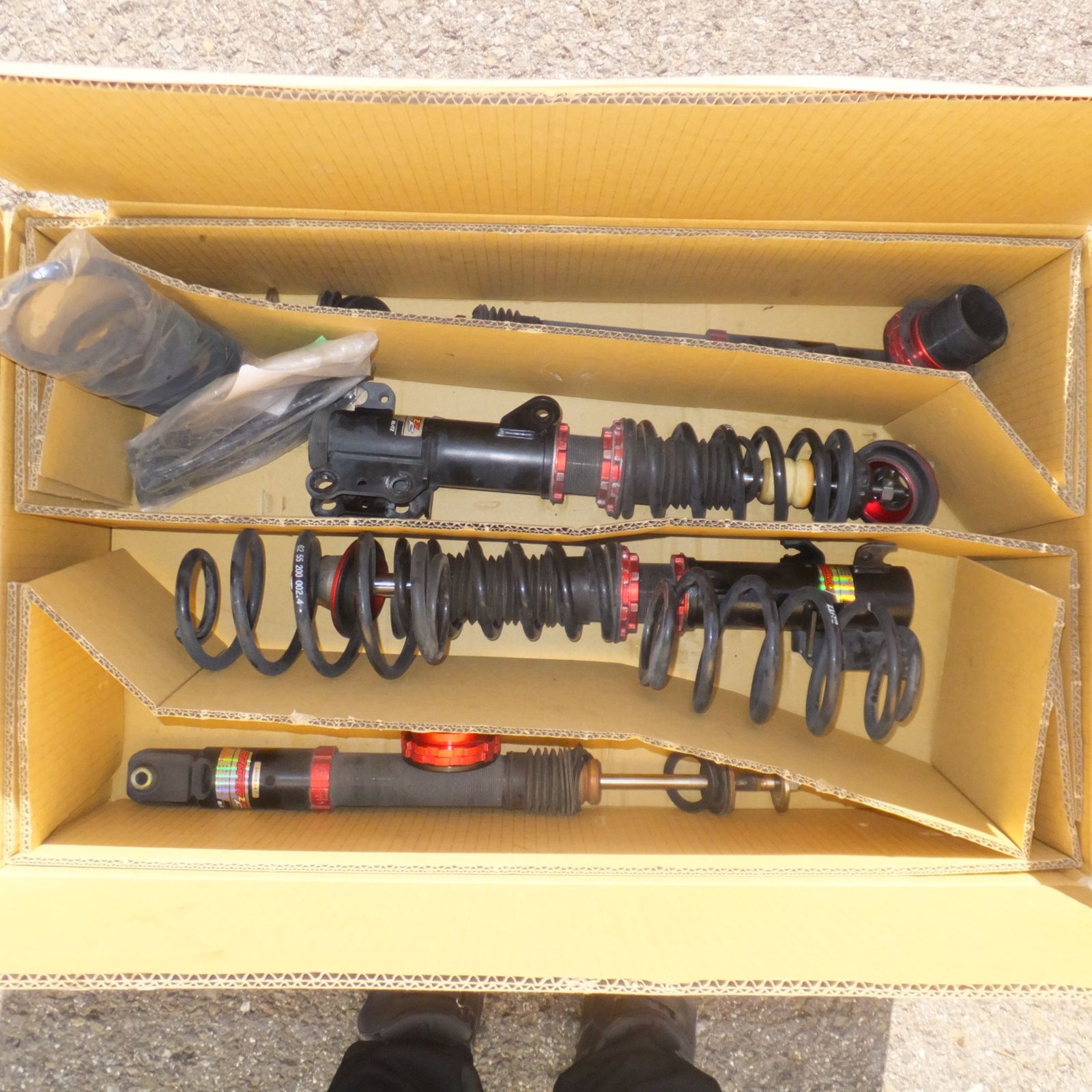 送料無料] 岐阜発☆ブリッツ BRITZ ホンダ N-BOXカスタム JF3 車高調