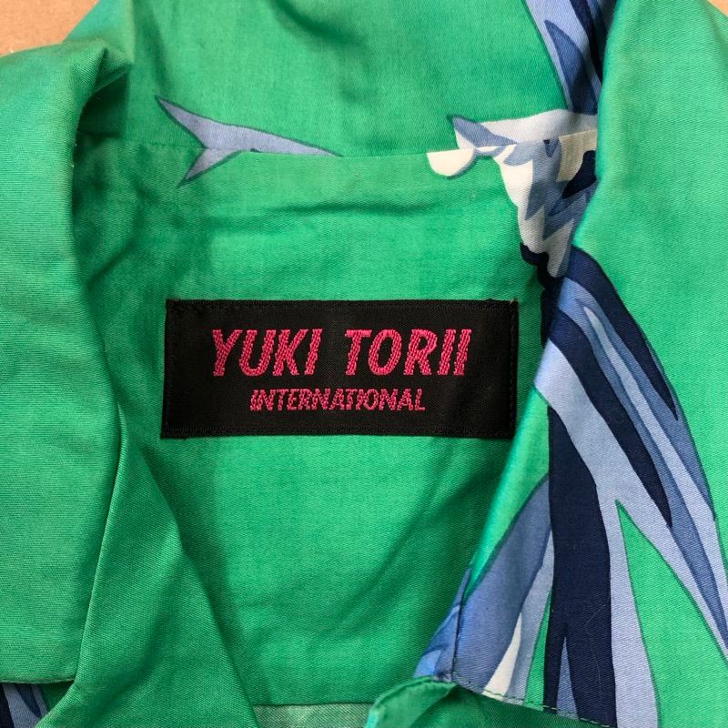 YUKI TORI ユキトリイ プリーツトップス グリーン I プリーツ