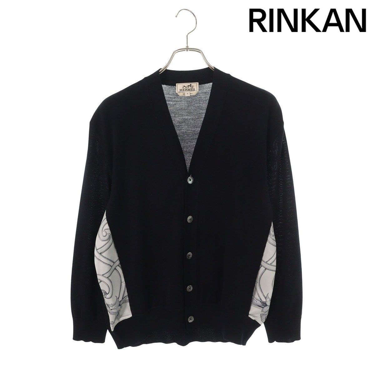 エルメス ツイルレーヌ シルクカーディガン メンズ M ※12/28～1/6 発送