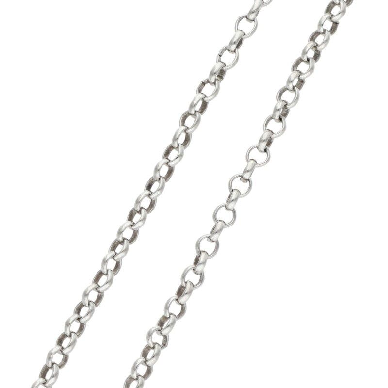 クロムハーツ NECKCHAIN R20/ロールチェーン20inch シルバーネックレス