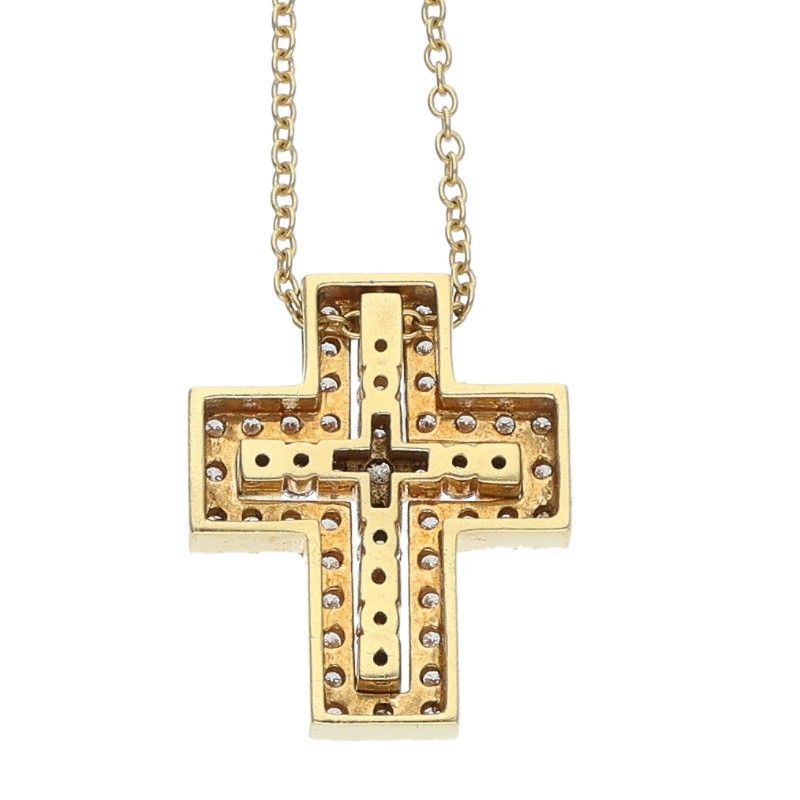 ダミアーニ ベルエポックXS 20083492 K18YGダイヤモンドクロス