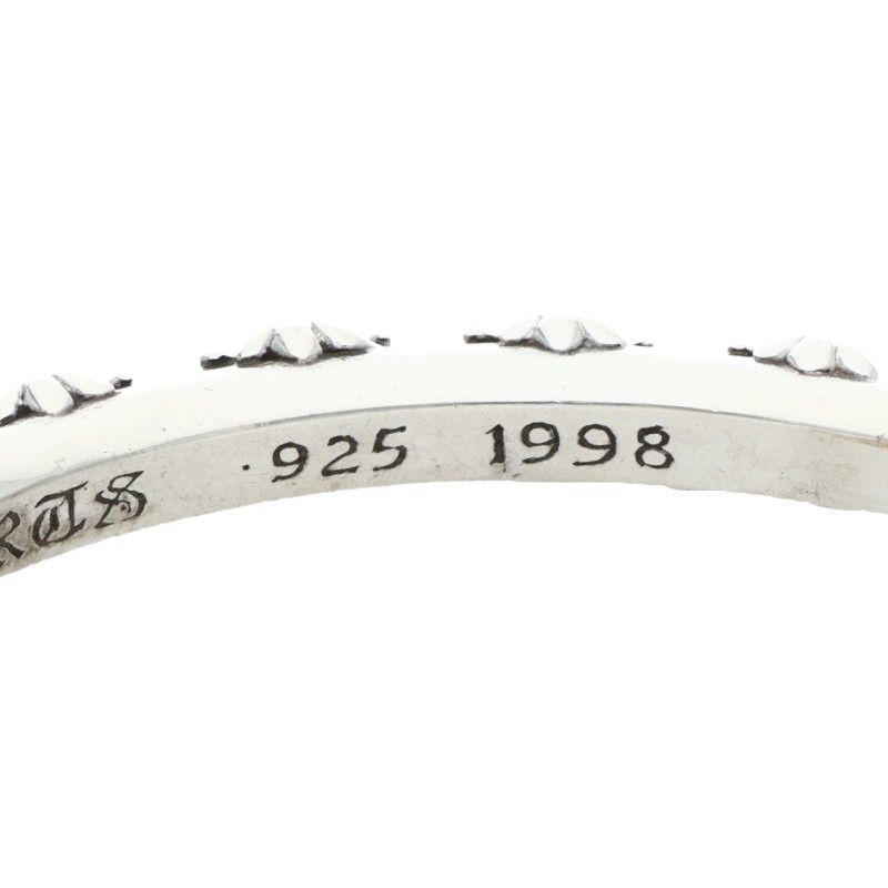 クロムハーツ BANGLE CROSS/クロスバンド シルバーバングル メンズ ※12