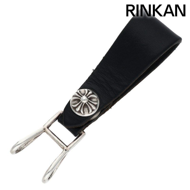 クロムハーツ BELT LOOP クロスボールボタンレザーベルトループ メンズ