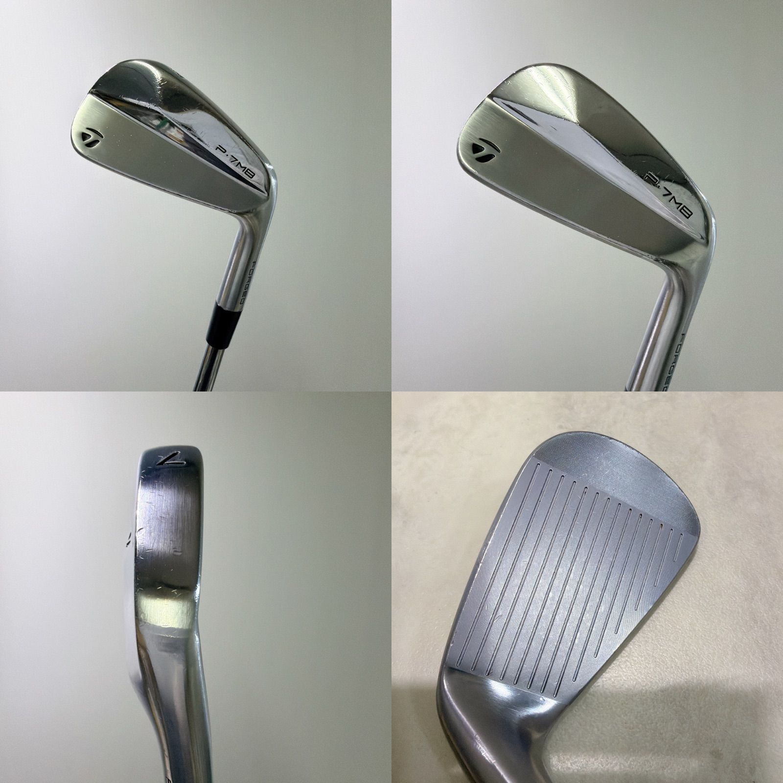 新品グリップ テーラーメイドP7MB 7番アイアン ダイナミックゴールド