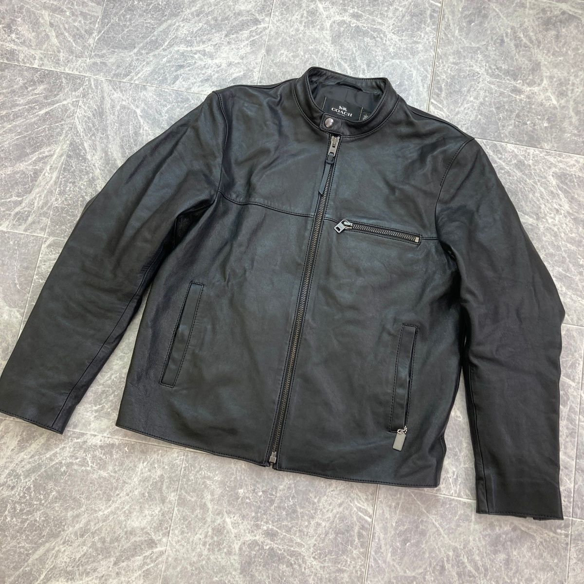 COACH コーチ シングルライダース レザー レーサー ジャケット