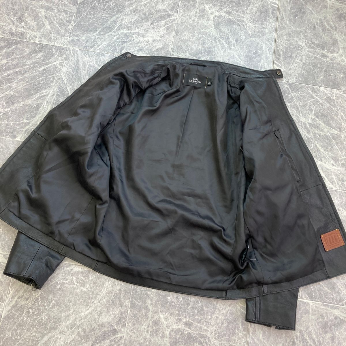 COACH コーチ シングルライダース レザー レーサー ジャケット