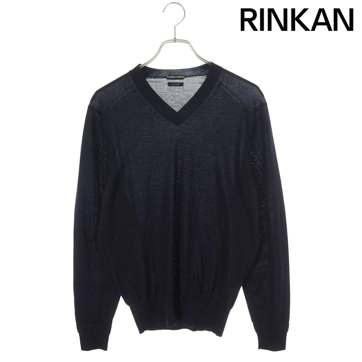 トムフォード  TFK100 カシミヤシルクVネックニット メンズ 46 ※12/28～1/6 発送・問い合わせ遅延
