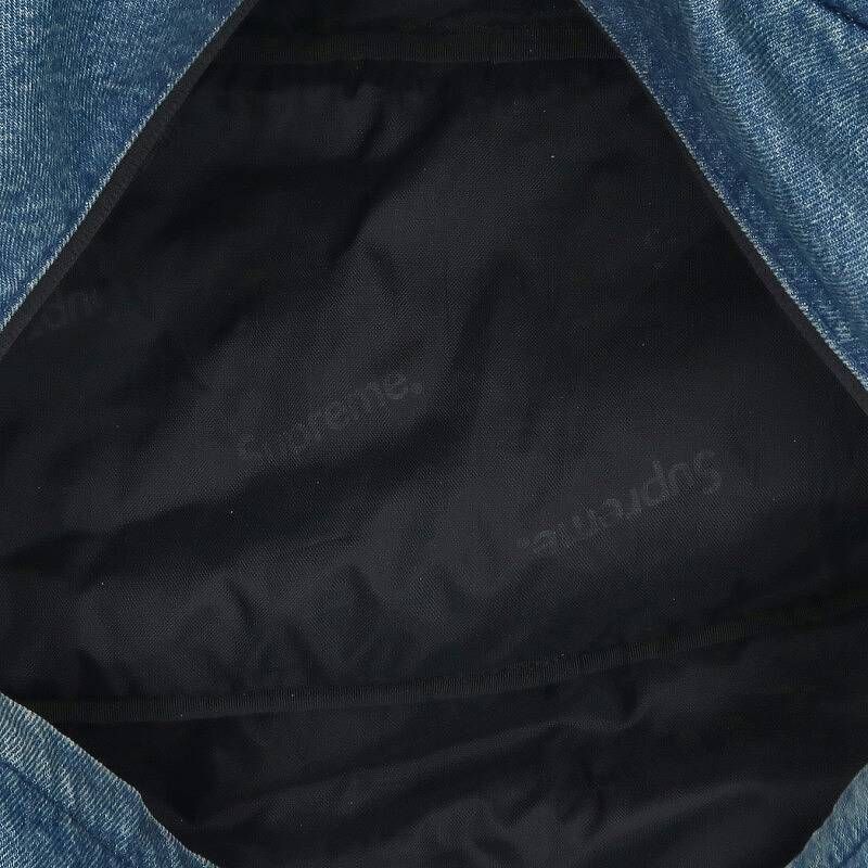 シュプリーム Denim Duffle Bag エンブロイダリーロゴデニムボストン