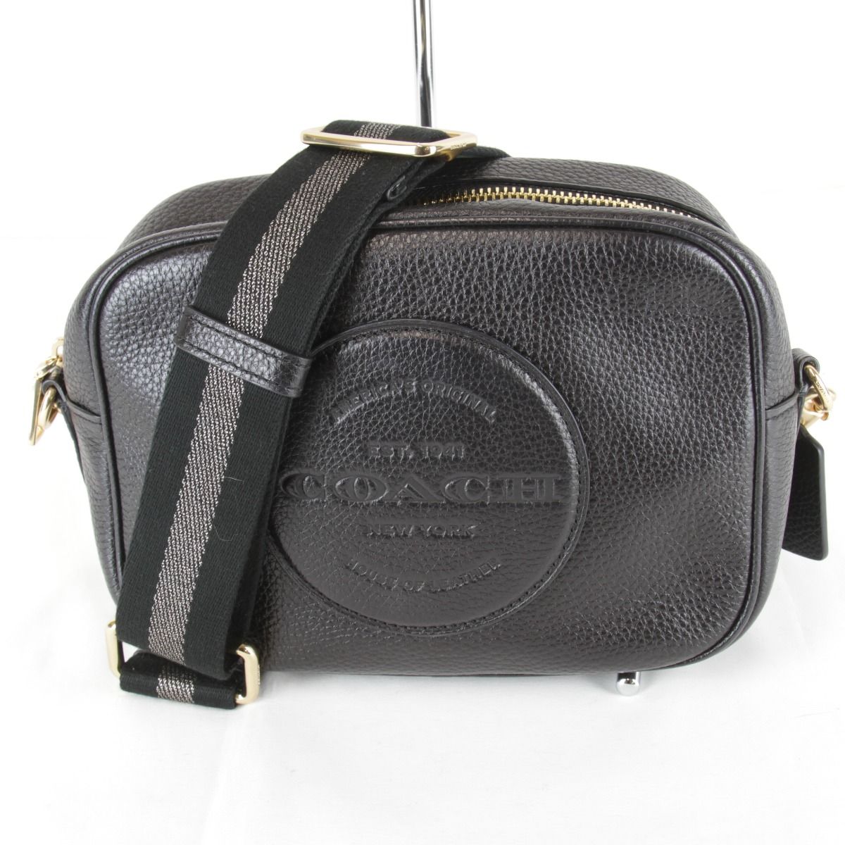 美品『USED』COACH【コーチ】 C2828 カメラバッグ ブラック ショルダー